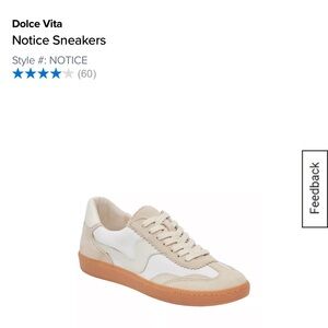 Dolce Vita Women's Sneakers - White and Tan